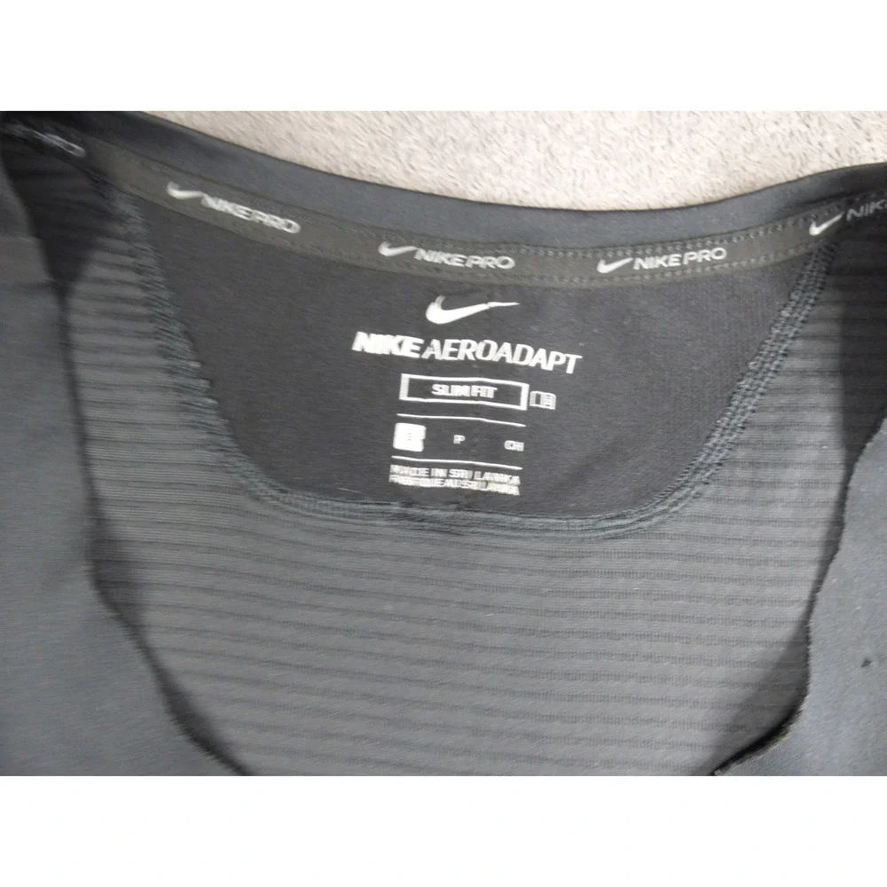 Nike Pro AeroAdapt Mens Slim Fit Tank Top Black BV1330-010 Size Small